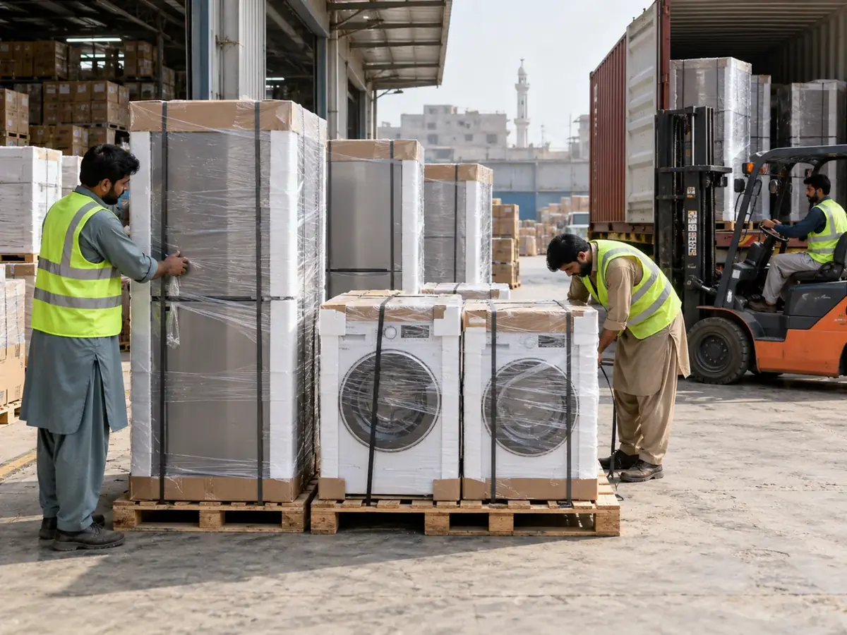 Illustration: appliances logistics