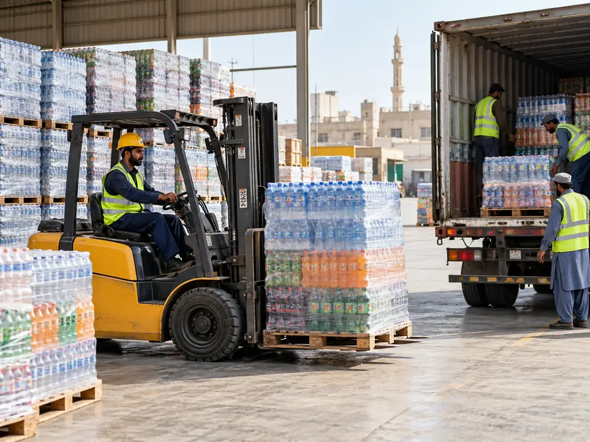Illustration: fmcg logistics