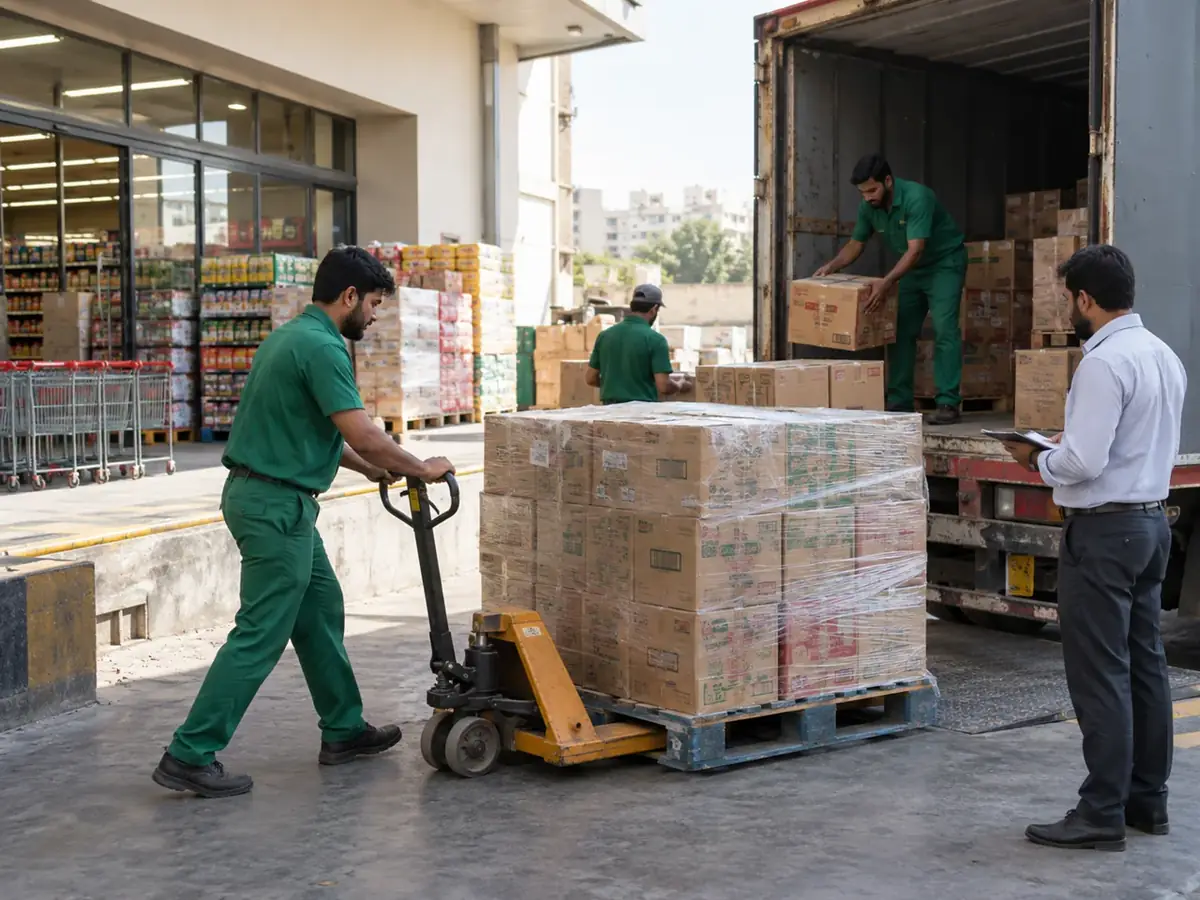 Illustration: retail logistics