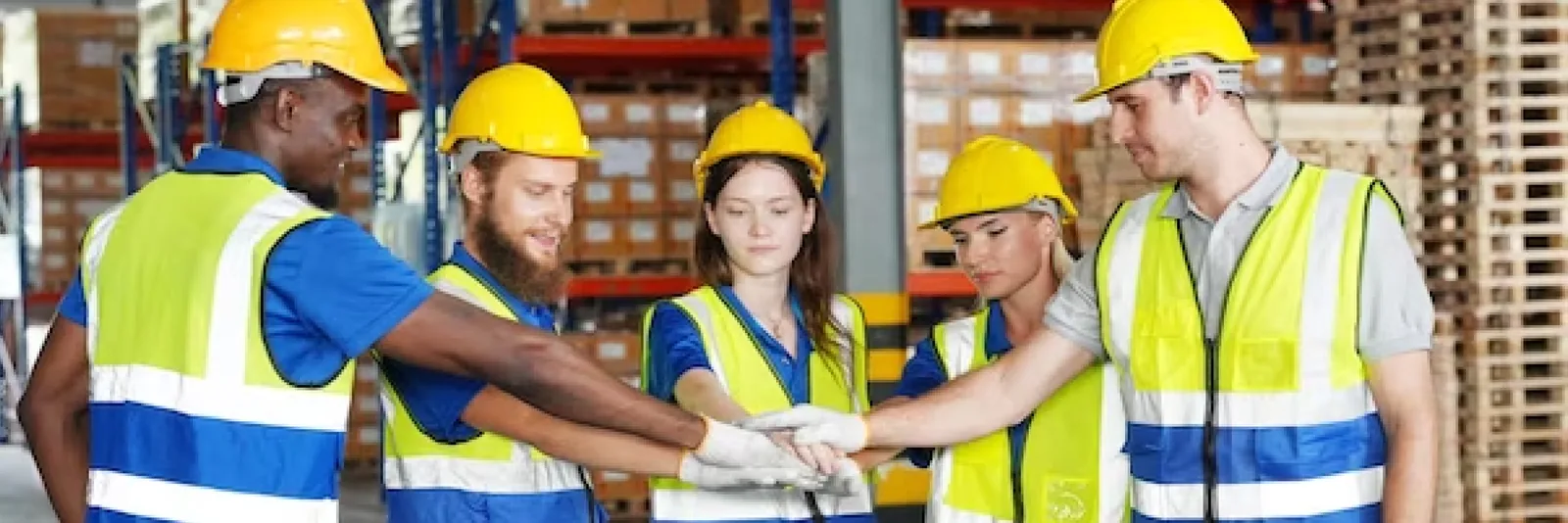Logistics operations team at work